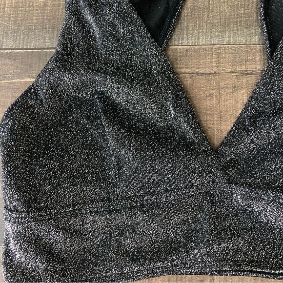 Urban Outfitters Out From Under Sparkly Plunging Bra Top - Picture 5 of 9